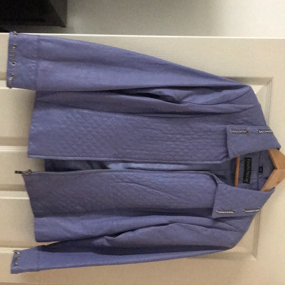Pamela McCoy Lavender Leather Jacket
